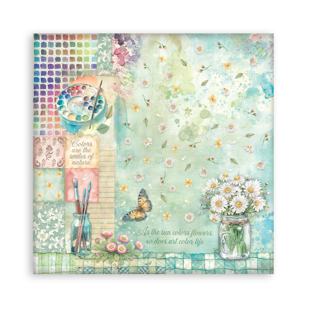 Stamperia – Blocco scrapbooking 30,5 × 30,5 cm – 10 fogli fronte-retro - Daisy Art - immagine 28