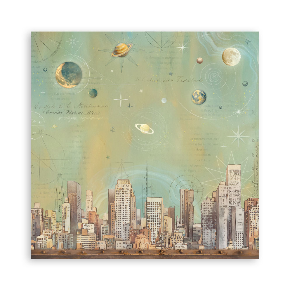 Stamperia – Blocco scrapbooking 30,5 × 30,5 cm – 10 fogli fronte-retro - A new Beginning - immagine 5