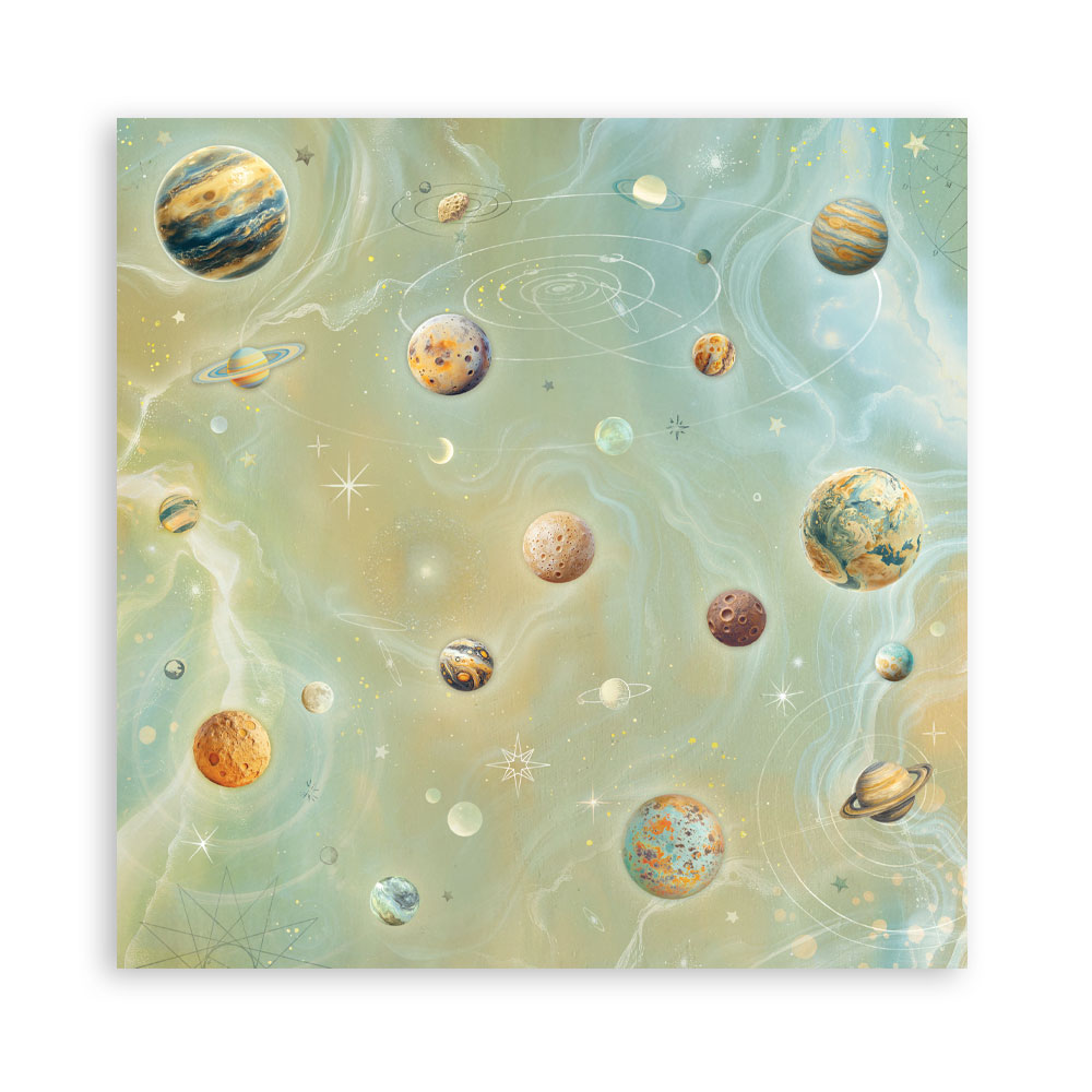 Stamperia – Blocco scrapbooking 30,5 × 30,5 cm – 10 fogli fronte-retro - A new Beginning - immagine 8
