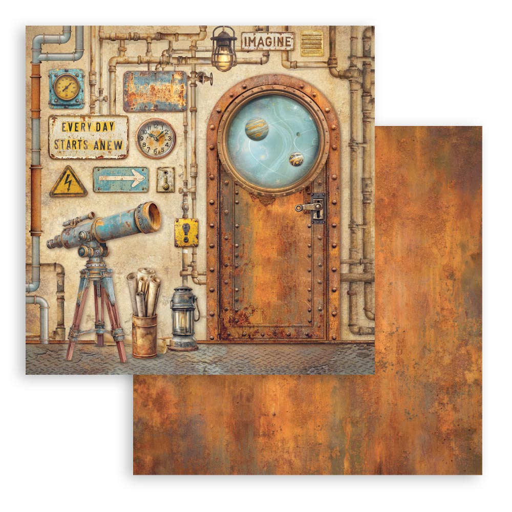 Stamperia – Blocco scrapbooking 30,5 × 30,5 cm – 10 fogli fronte-retro - A new Beginning - immagine 18
