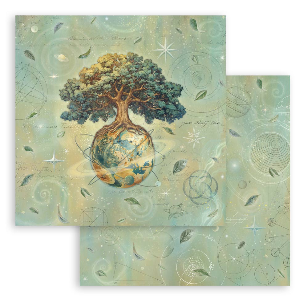 Stamperia – Blocco scrapbooking 30,5 × 30,5 cm – 10 fogli fronte-retro - A new Beginning - immagine 21