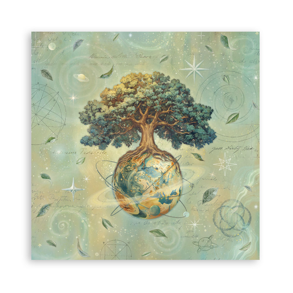 Stamperia – Blocco scrapbooking 30,5 × 30,5 cm – 10 fogli fronte-retro - A new Beginning - immagine 22