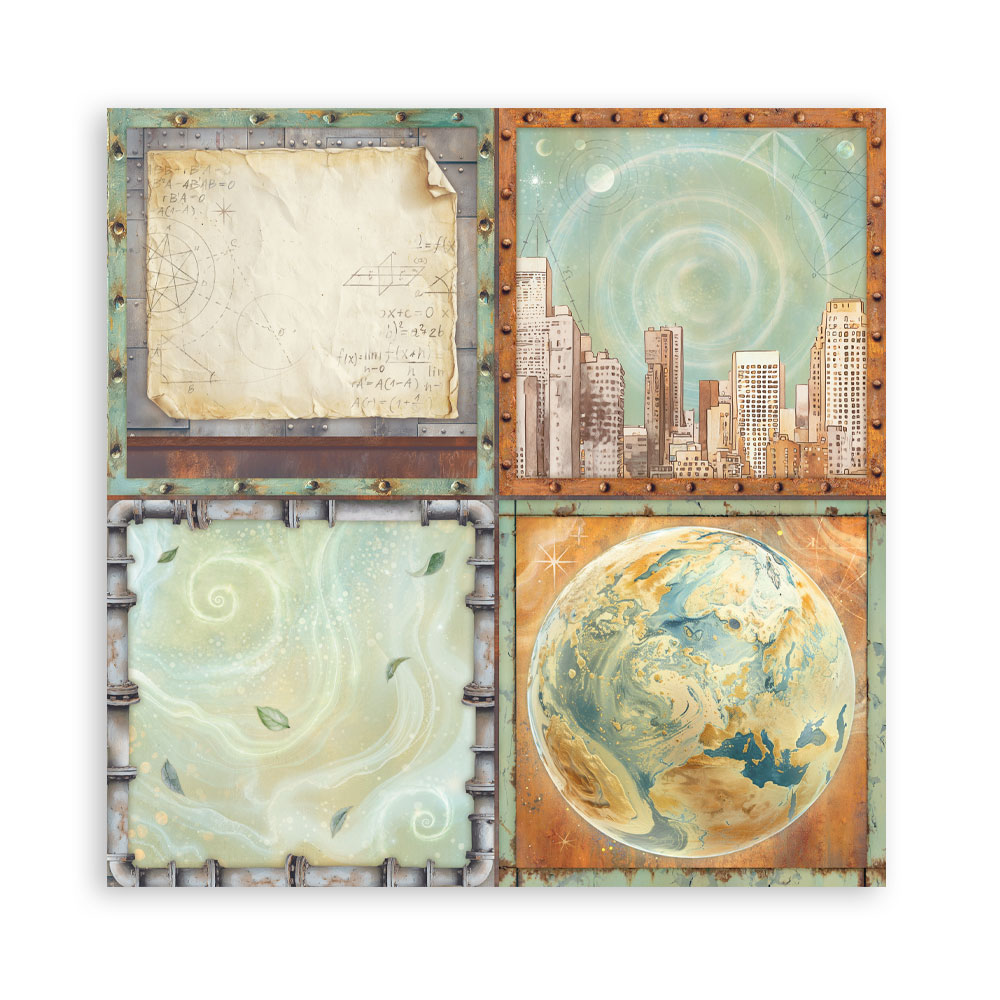 Stamperia – Blocco scrapbooking 30,5 × 30,5 cm – 10 fogli fronte-retro - A new Beginning - immagine 26