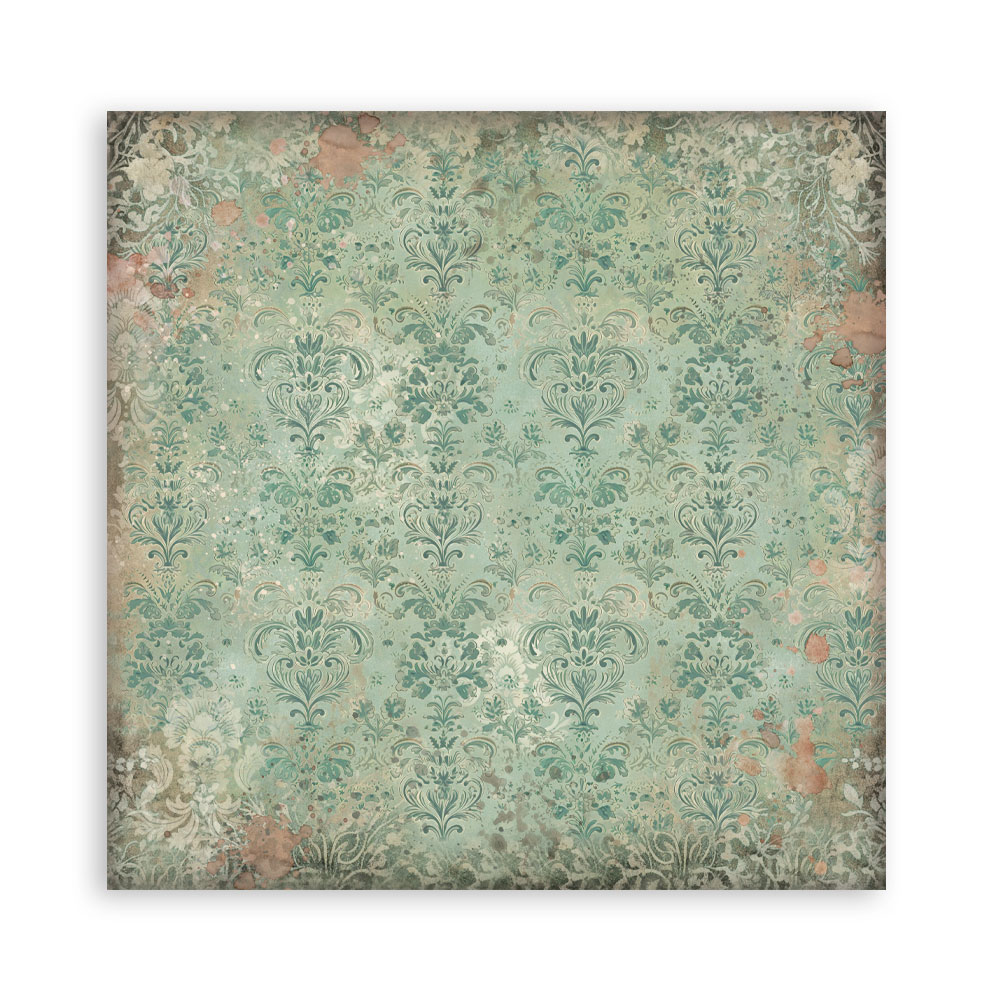 Stamperia – Blocco scrapbooking 30,5 × 30,5 cm – 10 fogli fronte-retro - Gardens of Time - immagine 20