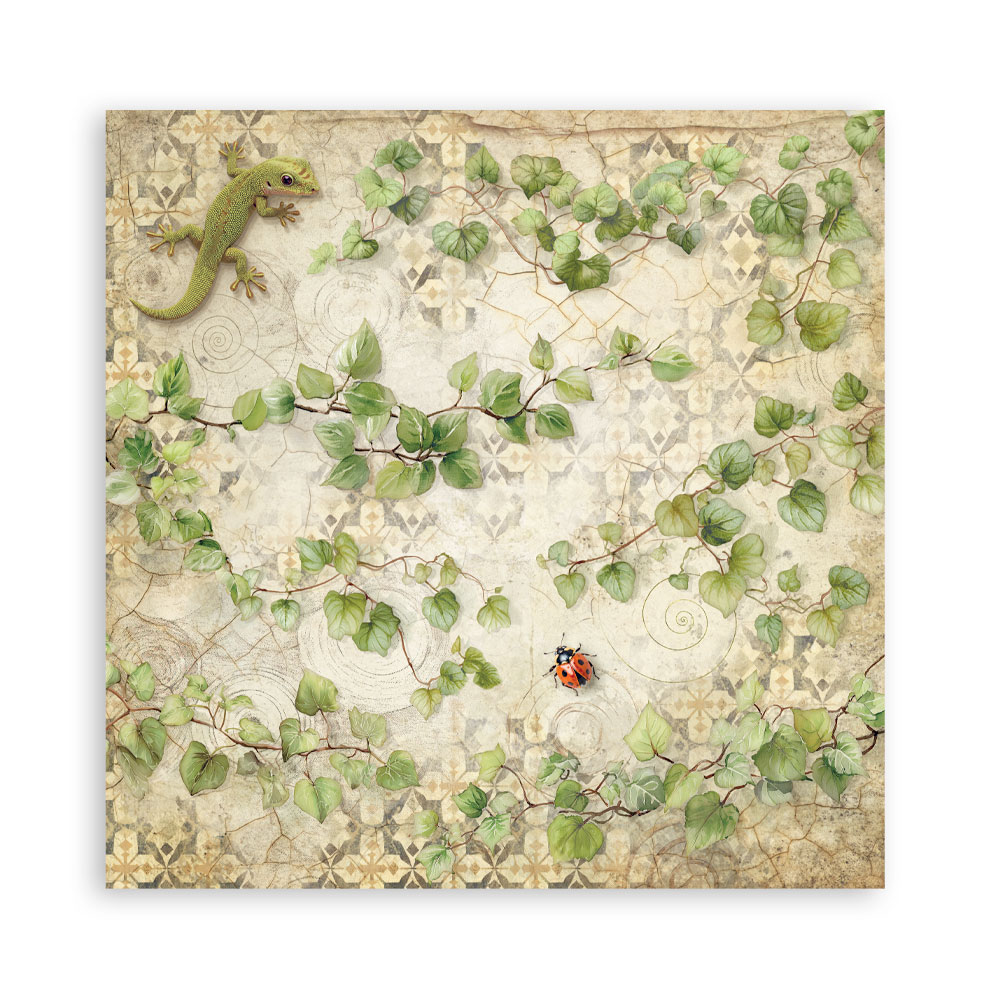 Stamperia – Blocco scrapbooking 30,5 × 30,5 cm – 10 fogli fronte-retro - All Around - immagine 8