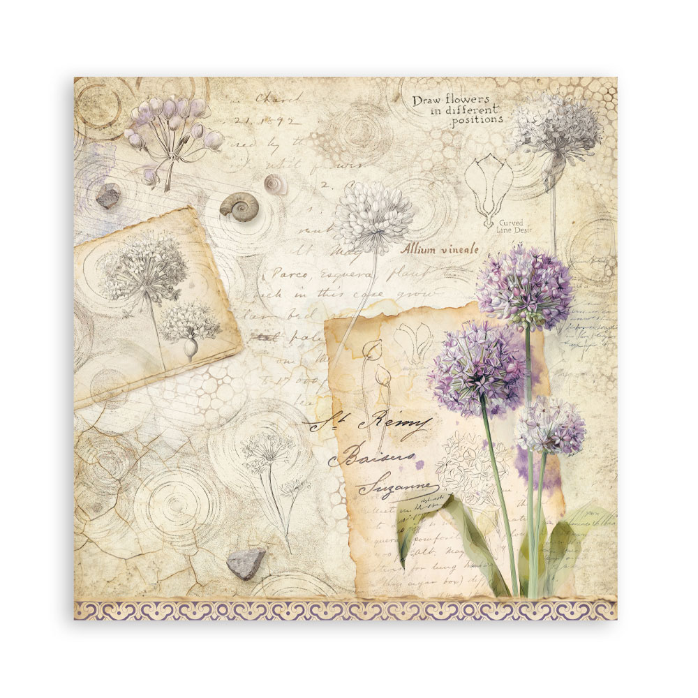 Stamperia – Blocco scrapbooking 30,5 × 30,5 cm – 10 fogli fronte-retro - All Around - immagine 11