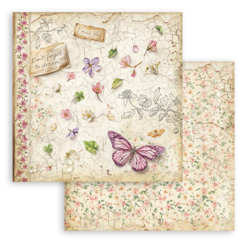 Stamperia – Blocco scrapbooking 30,5 × 30,5 cm – 10 fogli fronte-retro - All Around - immagine 19