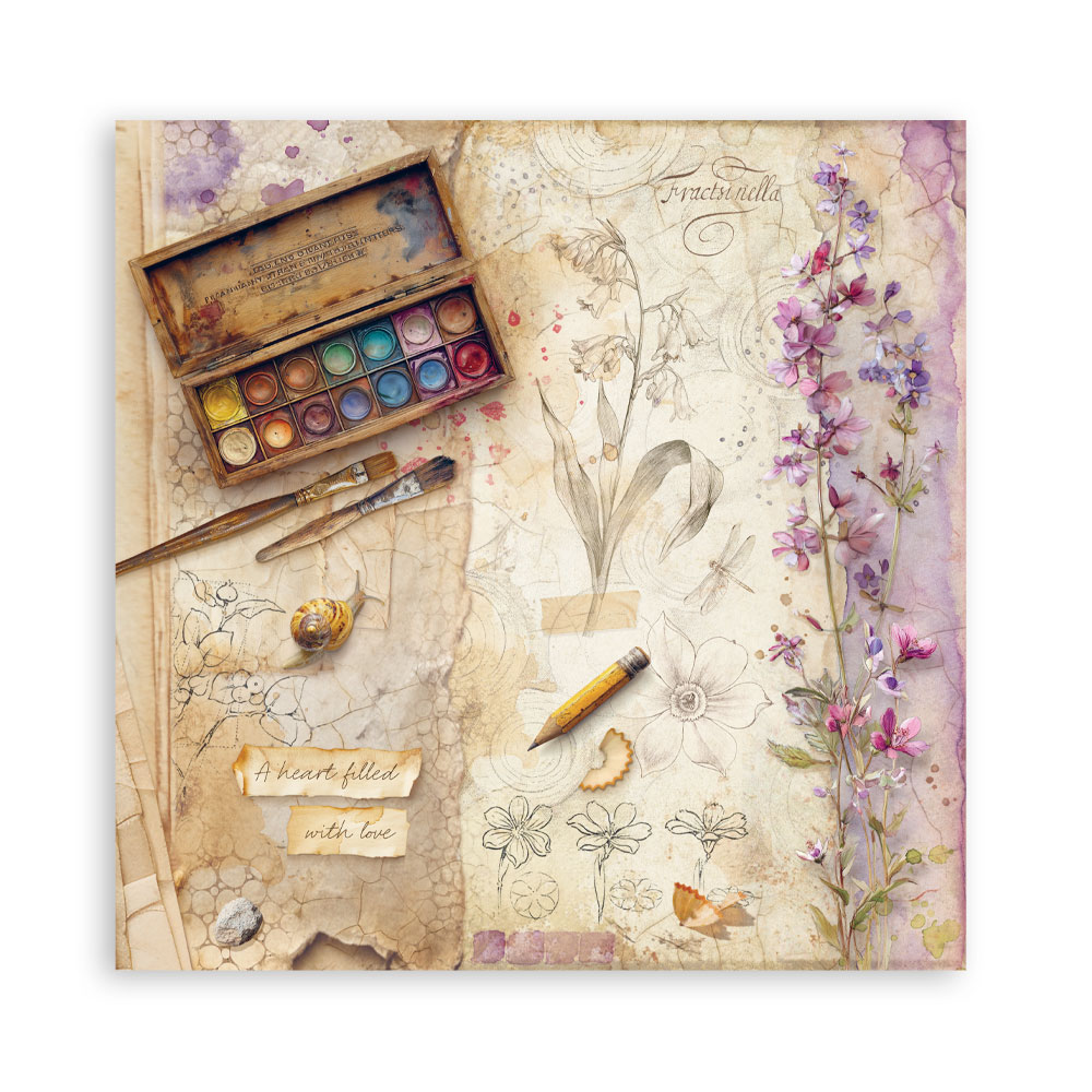 Stamperia – Blocco scrapbooking 30,5 × 30,5 cm – 10 fogli fronte-retro - All Around - immagine 23