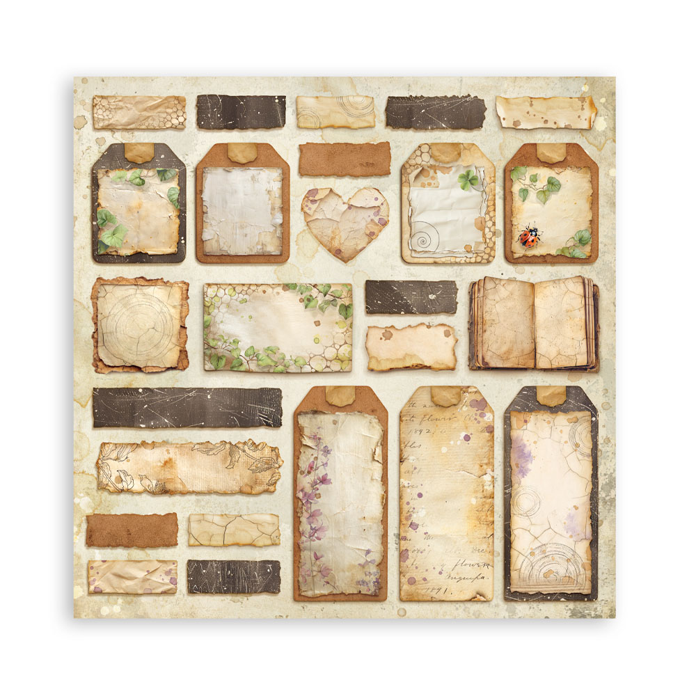 Stamperia – Blocco scrapbooking 30,5 × 30,5 cm – 10 fogli fronte-retro - All Around - immagine 27