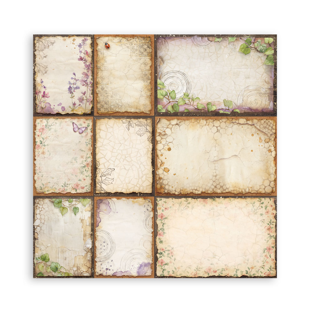 Stamperia – Blocco scrapbooking 30,5 × 30,5 cm – 10 fogli fronte-retro - All Around - immagine 30
