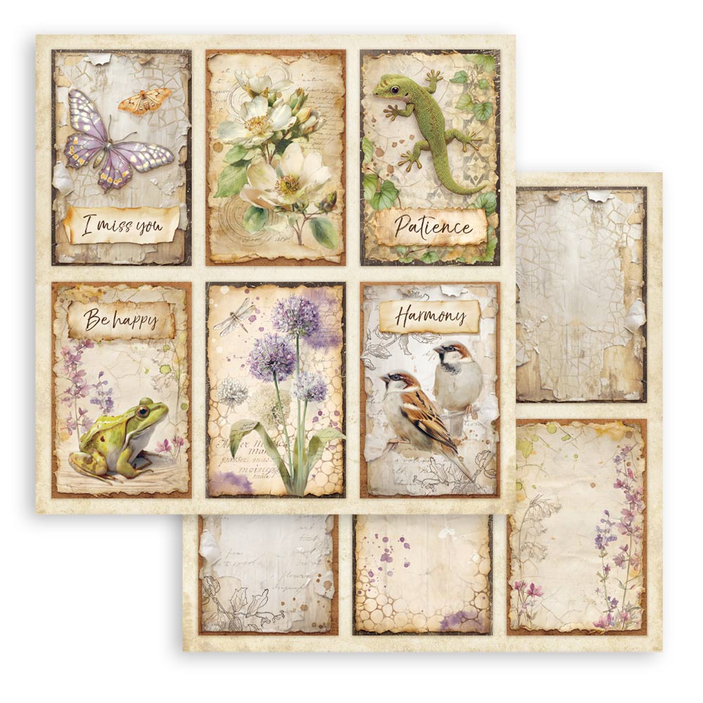 Stamperia – Blocco scrapbooking 30,5 × 30,5 cm – 10 fogli fronte-retro - All Around - immagine 31