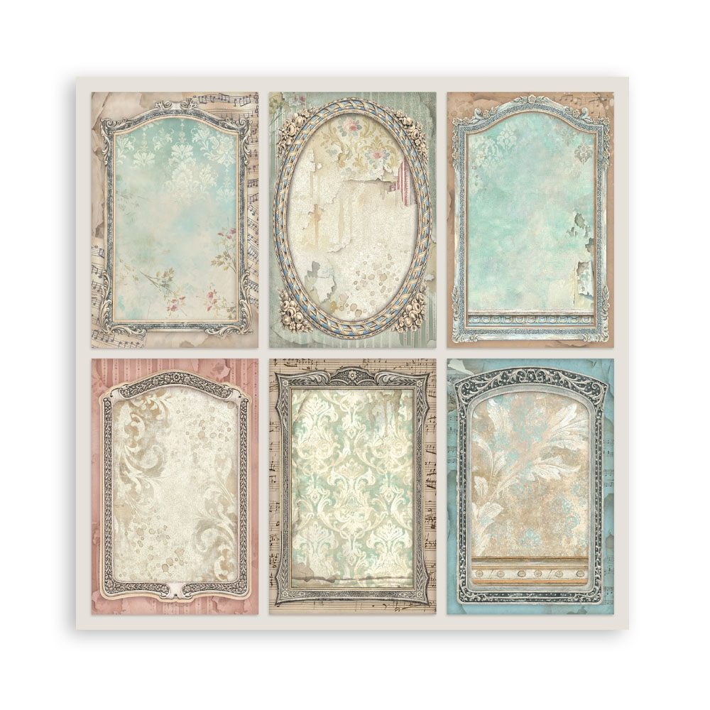 Stamperia – Blocco scrapbooking 30,5 × 30,5 cm – 10 fogli fronte-retro - Symphony - immagine 26