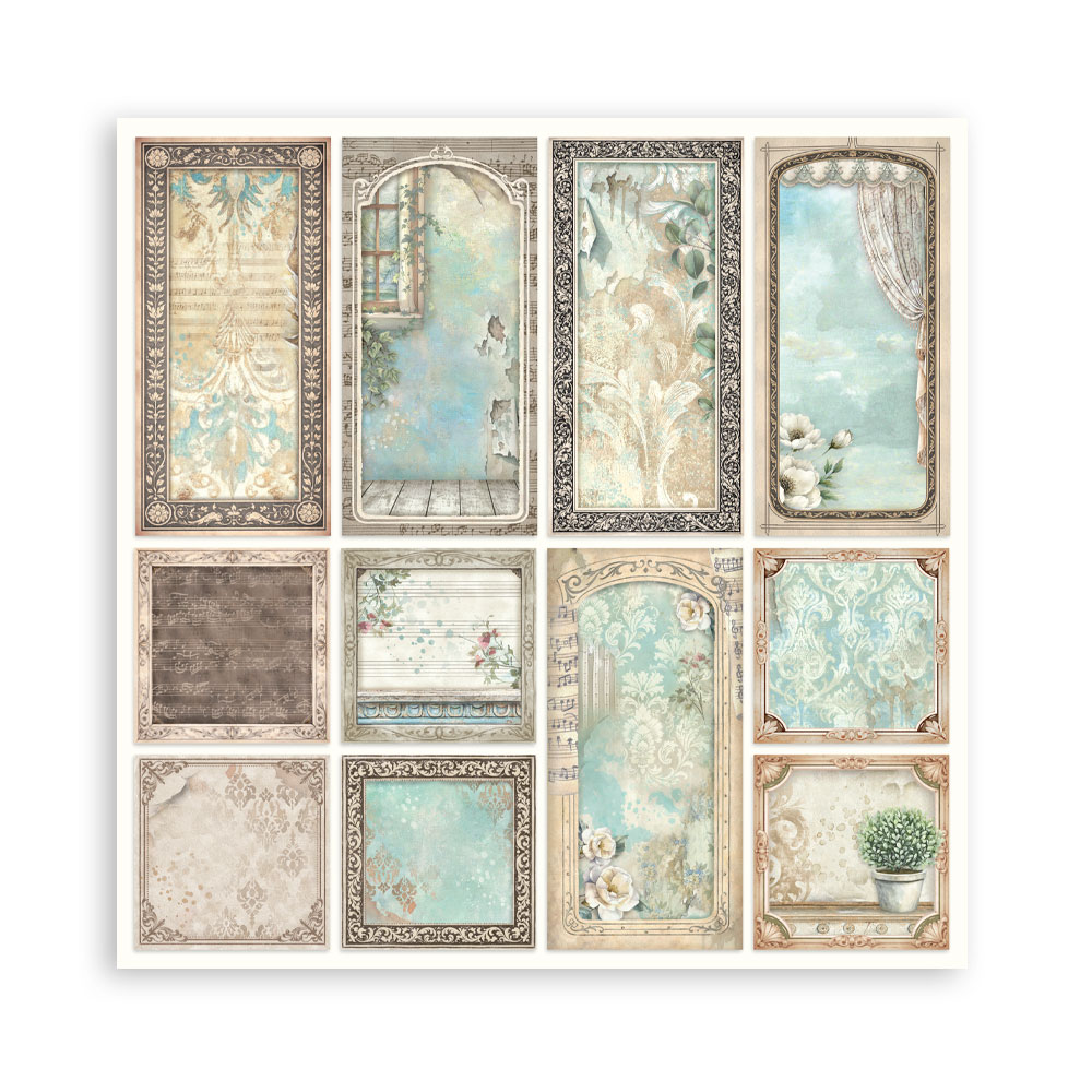 Stamperia – Blocco scrapbooking 30,5 × 30,5 cm – 10 fogli fronte-retro - Symphony - immagine 29