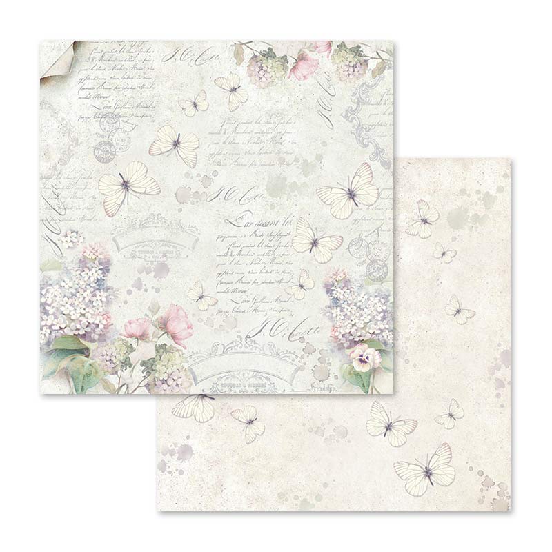 Stamperia – Blocco scrapbooking 30,5 × 30,5 cm – 10 fogli fronte-retro - Lilac - immagine 10