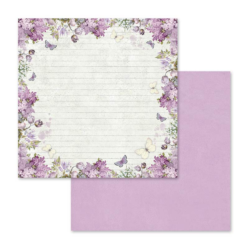 Stamperia – Blocco scrapbooking 30,5 × 30,5 cm – 10 fogli fronte-retro - Lilac - immagine 11