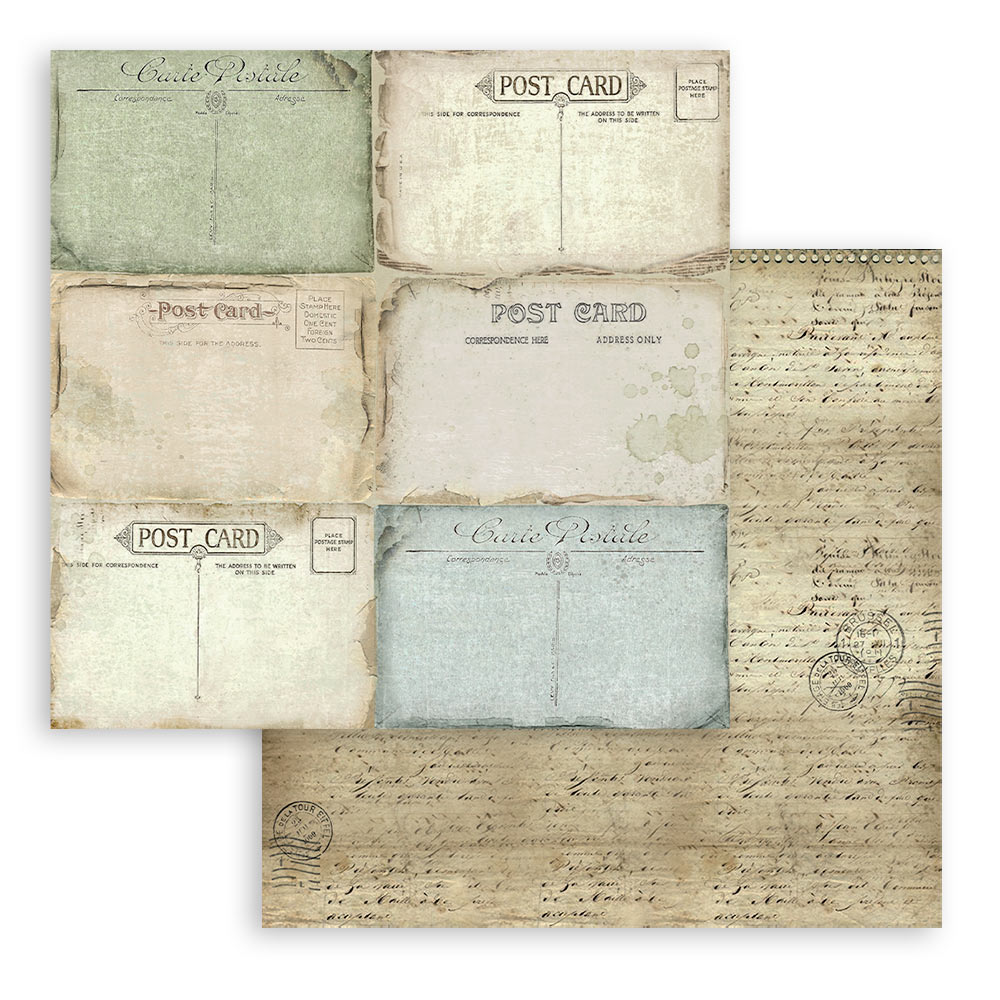 Stamperia – Blocco scrapbooking 30,5 × 30,5 cm – 10 fogli fronte-retro - Around the world - immagine 23