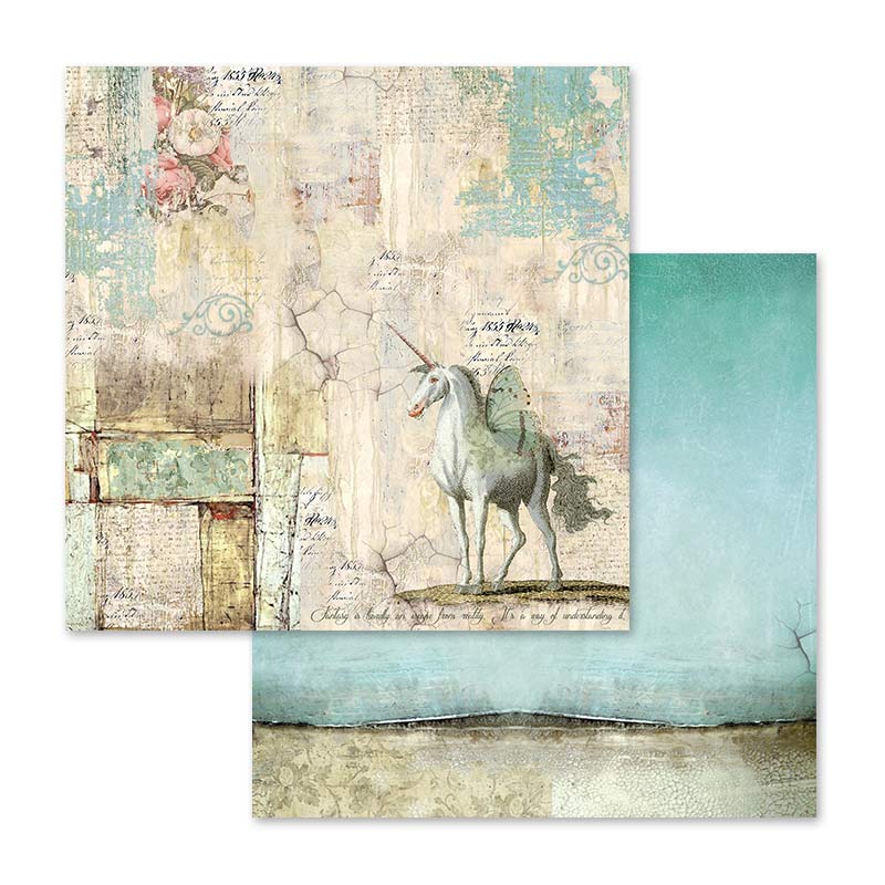 Stamperia – Blocco scrapbooking 30,5 × 30,5 cm – 10 fogli fronte-retro - Wonderland - immagine 2