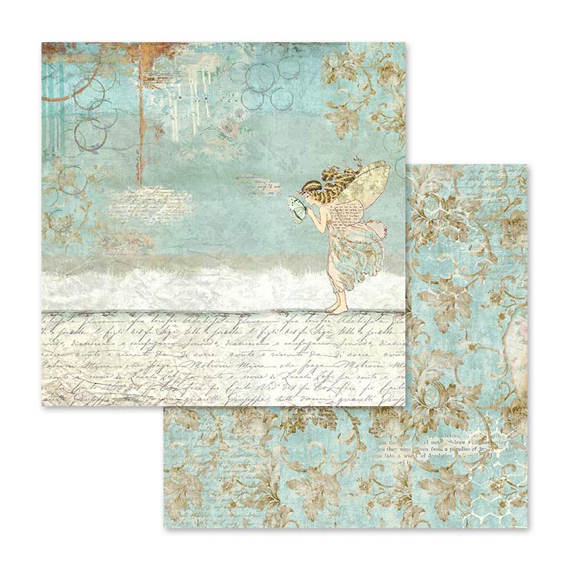 Stamperia – Blocco scrapbooking 30,5 × 30,5 cm – 10 fogli fronte-retro - Wonderland - immagine 3