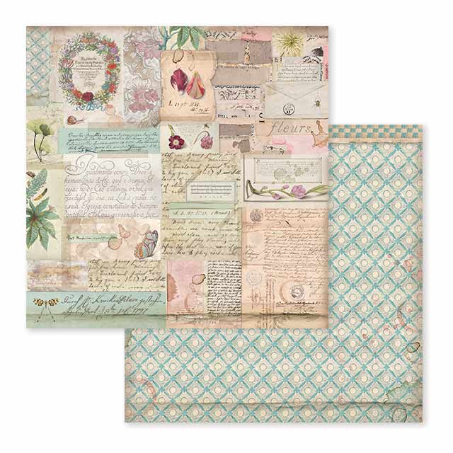 Stamperia – Blocco scrapbooking 30,5 × 30,5 cm – 10 fogli fronte-retro - Spring Botanic - immagine 5