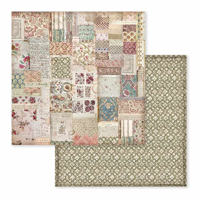 Stamperia – Blocco scrapbooking 30,5 × 30,5 cm – 10 fogli fronte-retro - Spring Botanic - immagine 7