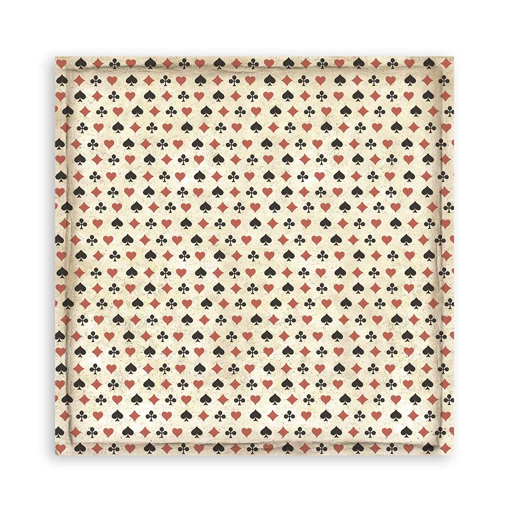 Stamperia – Blocco scrapbooking 30,5 × 30,5 cm – 10 fogli fronte-retro - Alice - immagine 8