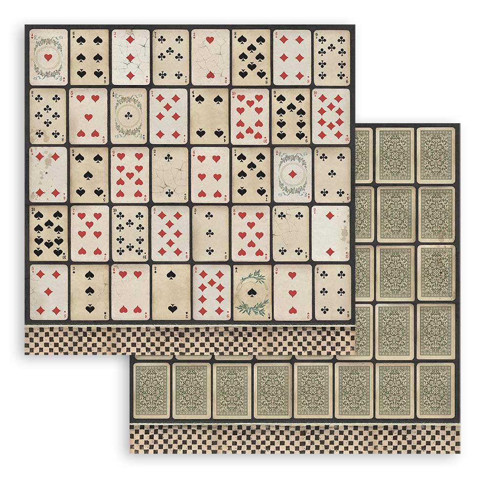 Stamperia – Blocco scrapbooking 30,5 × 30,5 cm – 10 fogli fronte-retro - Alice - immagine 30