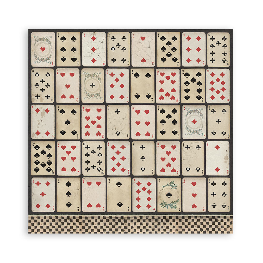 Stamperia – Blocco scrapbooking 30,5 × 30,5 cm – 10 fogli fronte-retro - Alice - immagine 31