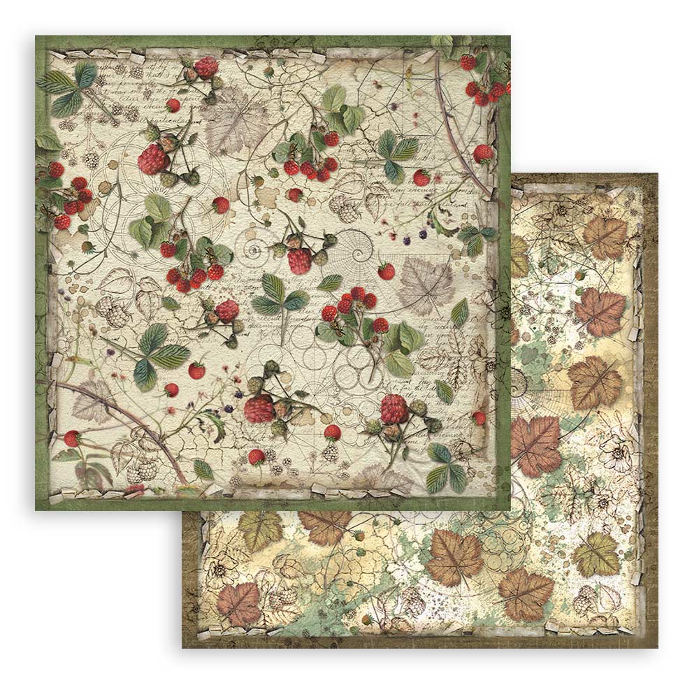 Stamperia – Blocco scrapbooking 30,5 × 30,5 cm – 10 fogli fronte-retro - Forest - immagine 15