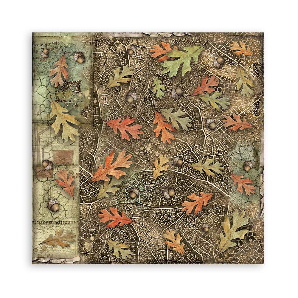 Stamperia – Blocco scrapbooking 30,5 × 30,5 cm – 10 fogli fronte-retro - Forest - immagine 23