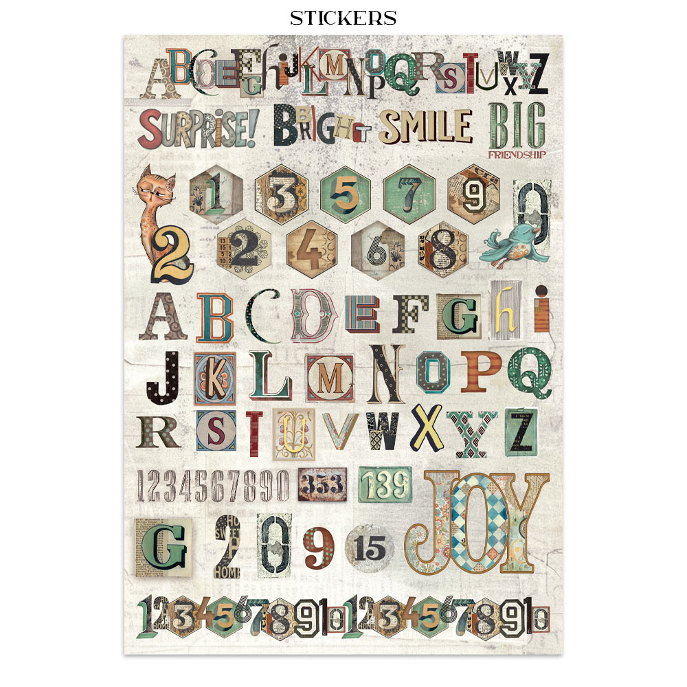 Stamperia – Junk Journal – adesivi, ritagli e sfondi - Furry Friends - immagine 20