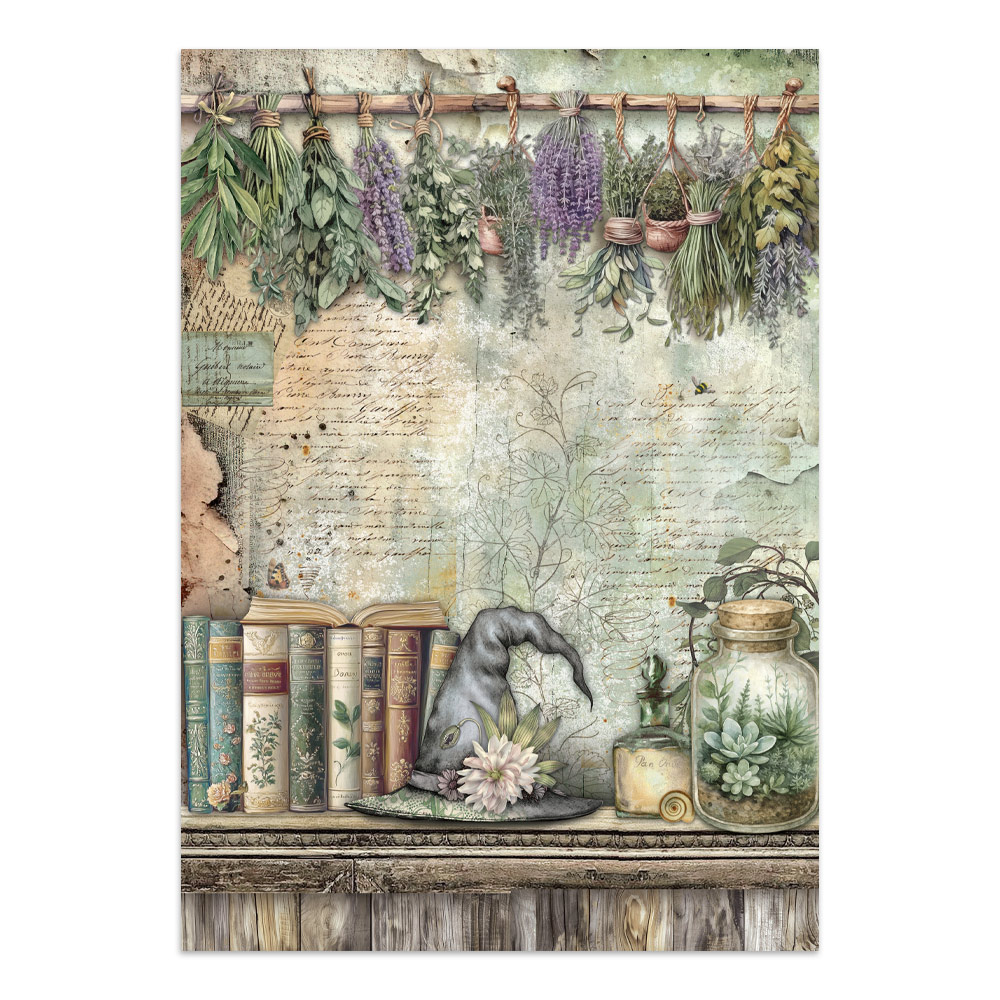 Stamperia – Junk Journal – adesivi, ritagli e sfondi - Herbarium Silvae - immagine 14