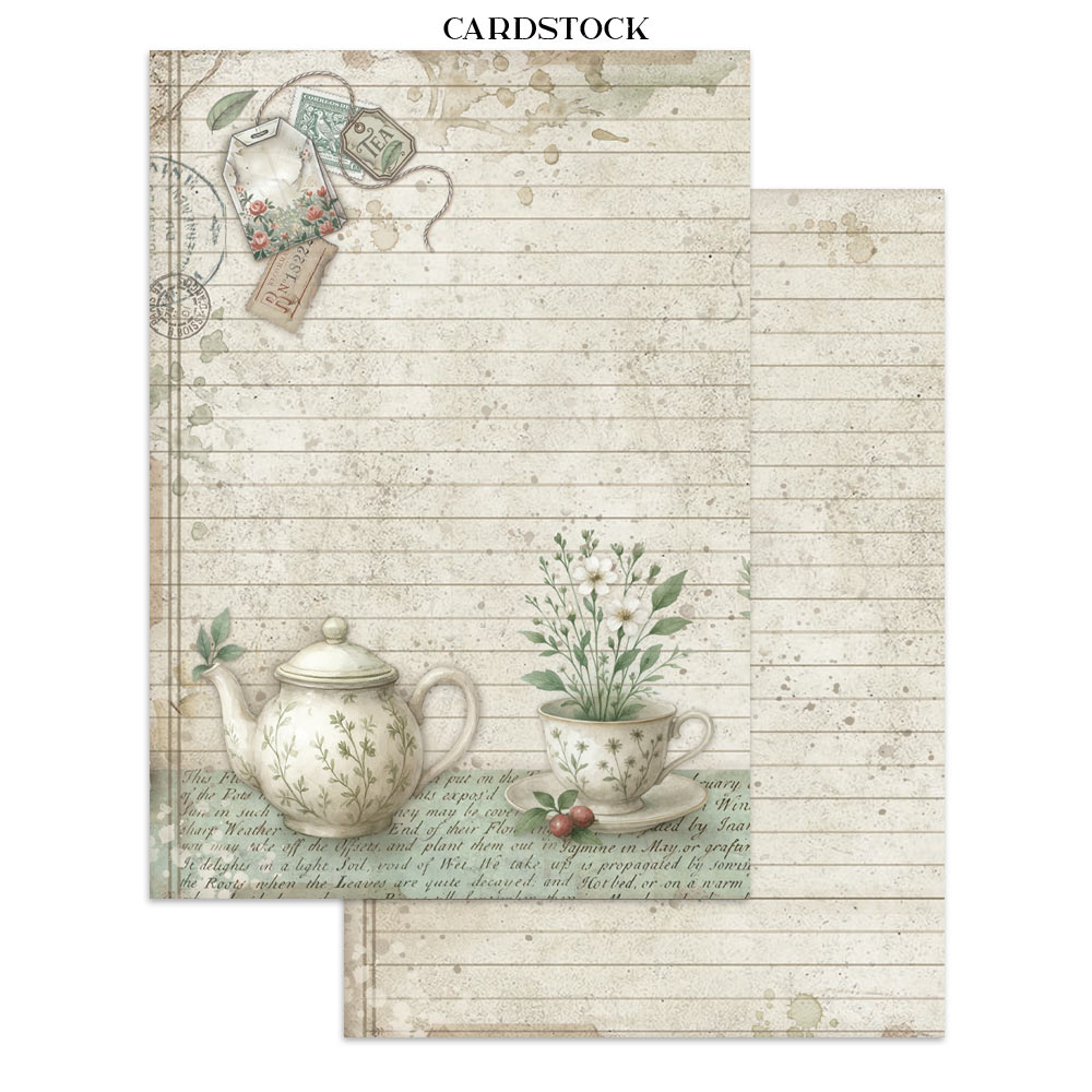 Stamperia – Junk Journal – adesivi, ritagli e sfondi - Herbarium Silvae - immagine 24