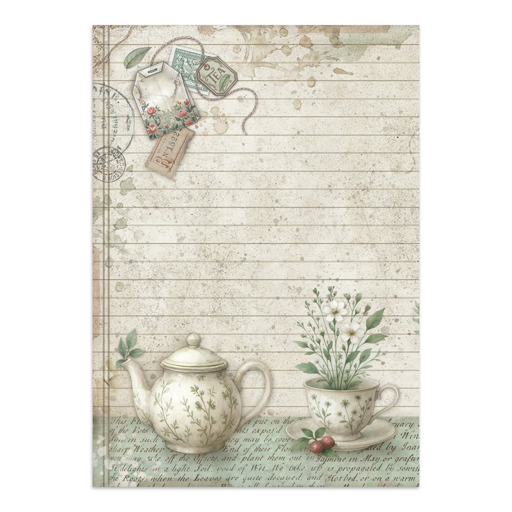 Stamperia – Junk Journal – adesivi, ritagli e sfondi - Herbarium Silvae - immagine 25