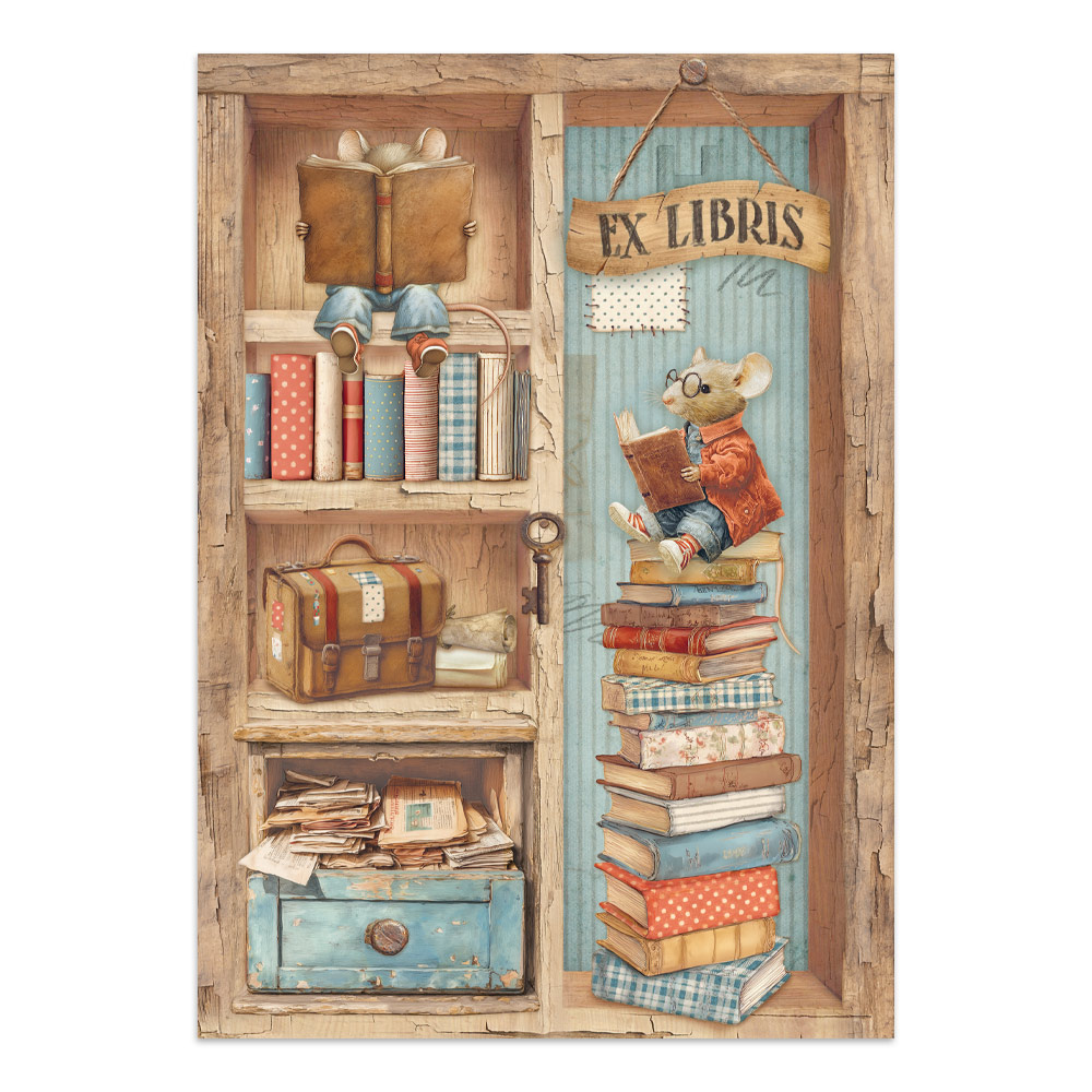 Stamperia – Junk Journal – adesivi, ritagli e sfondi - Family - immagine 14