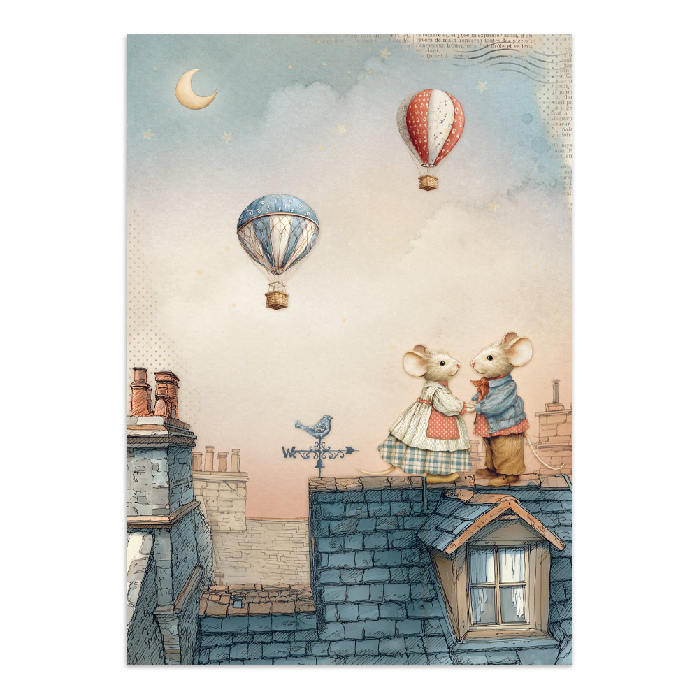 Stamperia – Junk Journal – adesivi, ritagli e sfondi - Family - immagine 17