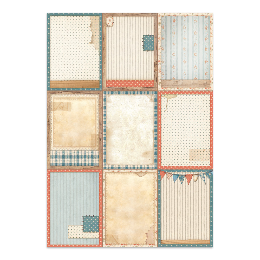 Stamperia – Junk Journal – adesivi, ritagli e sfondi - Family - immagine 25