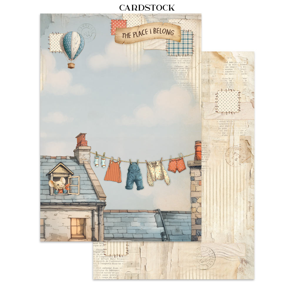 Stamperia – Junk Journal – adesivi, ritagli e sfondi - Family - immagine 29