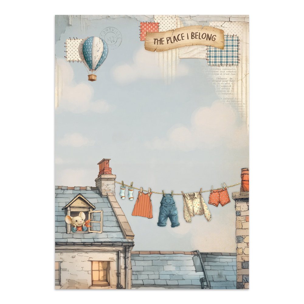 Stamperia – Junk Journal – adesivi, ritagli e sfondi - Family - immagine 30