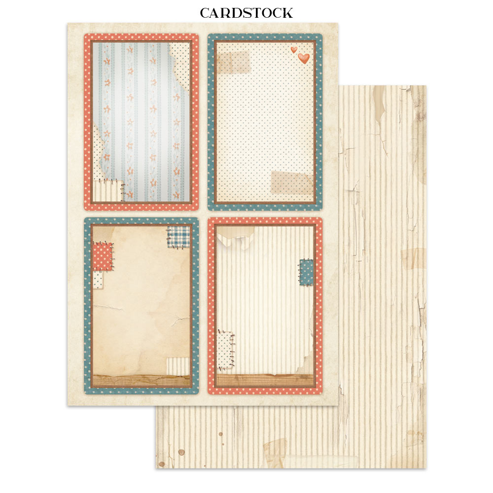 Stamperia – Junk Journal – adesivi, ritagli e sfondi - Family - immagine 32