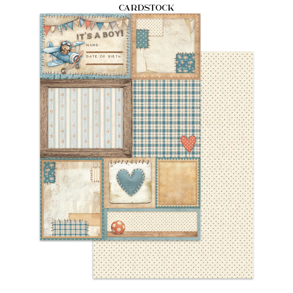 Stamperia – Junk Journal – adesivi, ritagli e sfondi - Baby - immagine 6