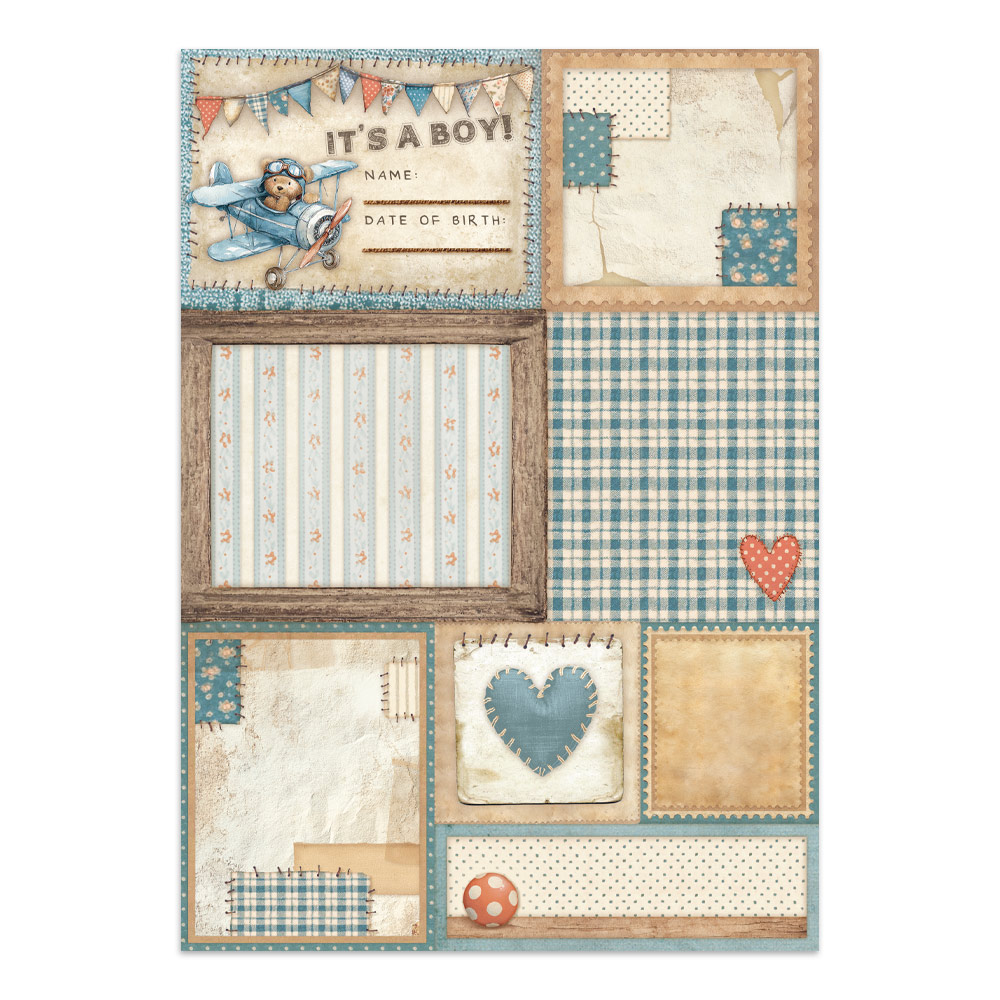 Stamperia – Junk Journal – adesivi, ritagli e sfondi - Baby - immagine 7