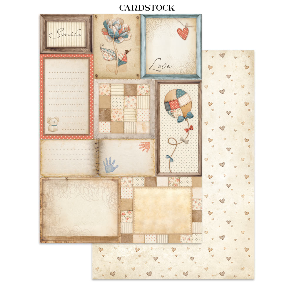 Stamperia – Junk Journal – adesivi, ritagli e sfondi - Baby - immagine 13