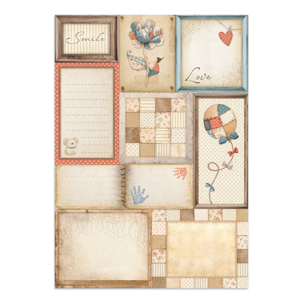 Stamperia – Junk Journal – adesivi, ritagli e sfondi - Baby - immagine 14