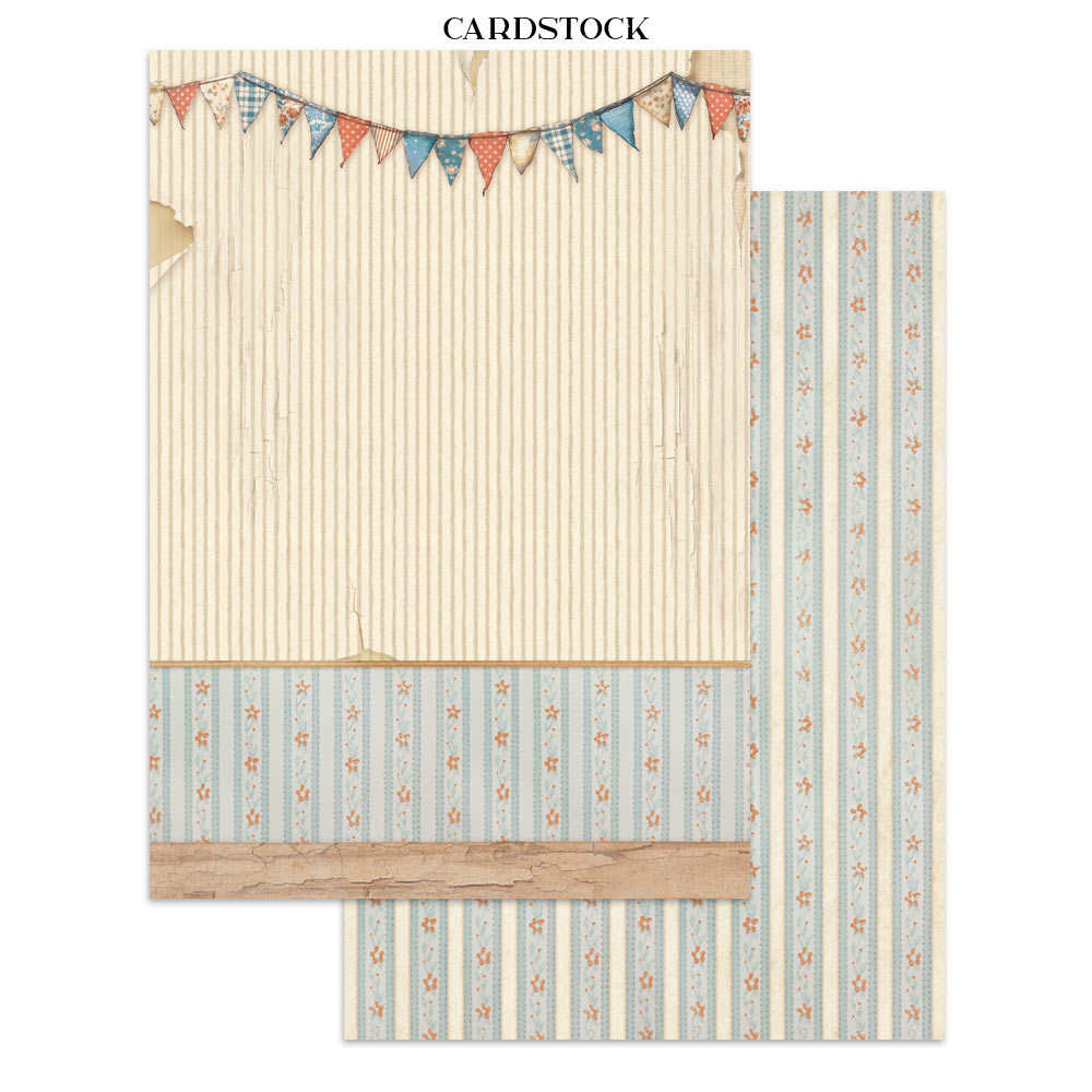 Stamperia – Junk Journal – adesivi, ritagli e sfondi - Baby - immagine 16