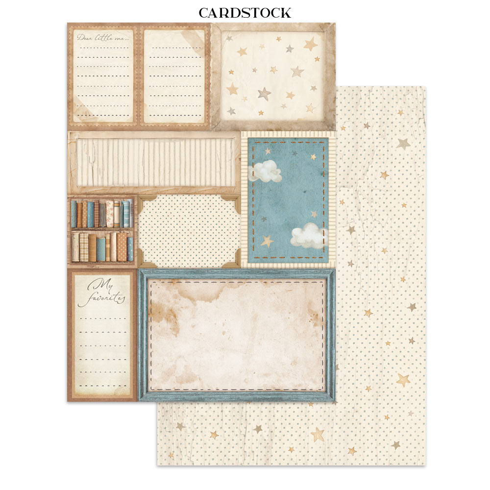 Stamperia – Junk Journal – adesivi, ritagli e sfondi - Baby - immagine 24
