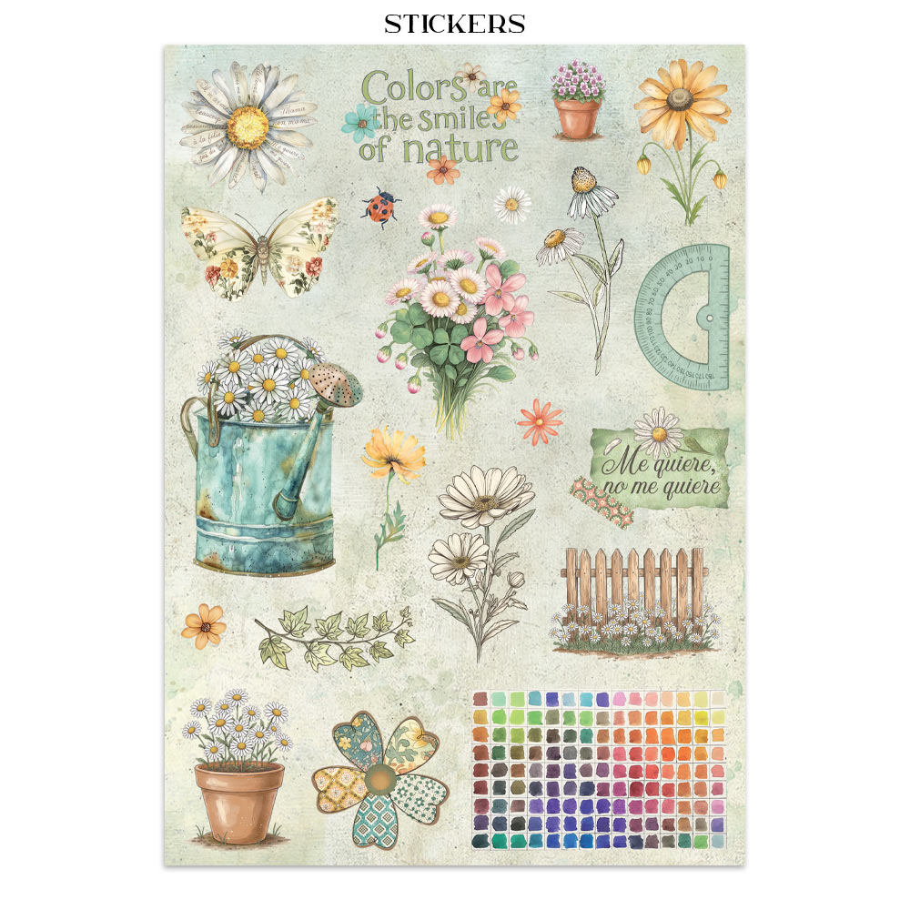 Stamperia – Junk Journal – adesivi, ritagli e sfondi - Daisy Art - immagine 20