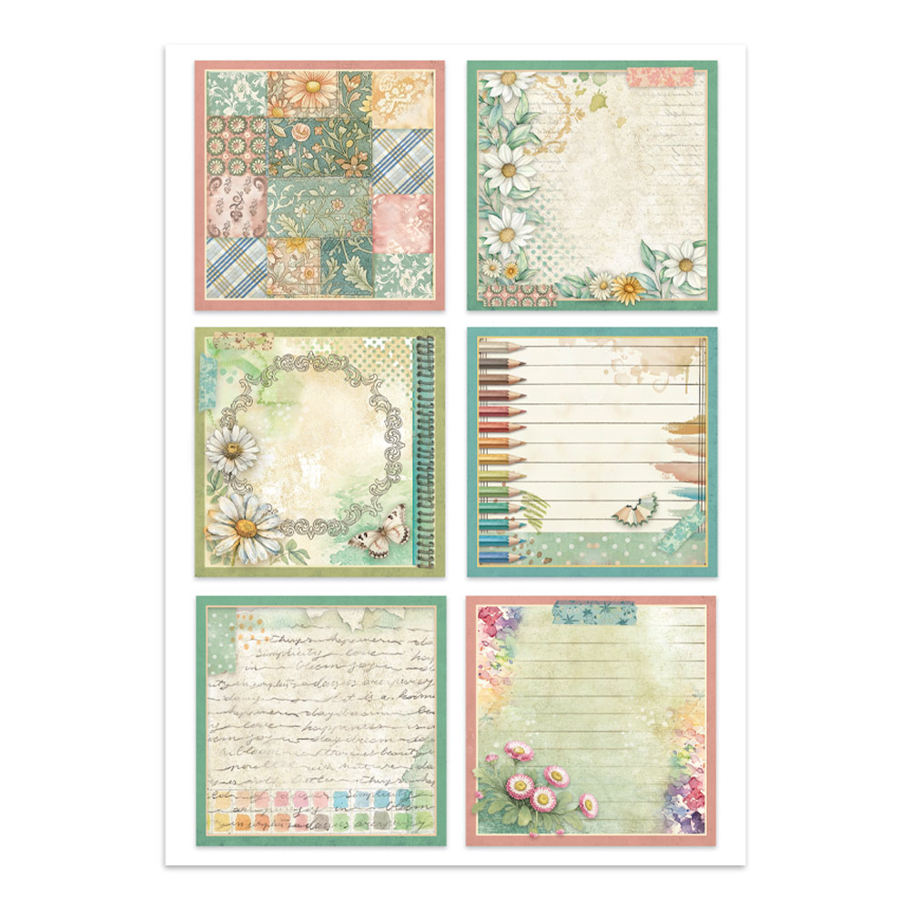Stamperia – Junk Journal – adesivi, ritagli e sfondi - Daisy Art - immagine 30