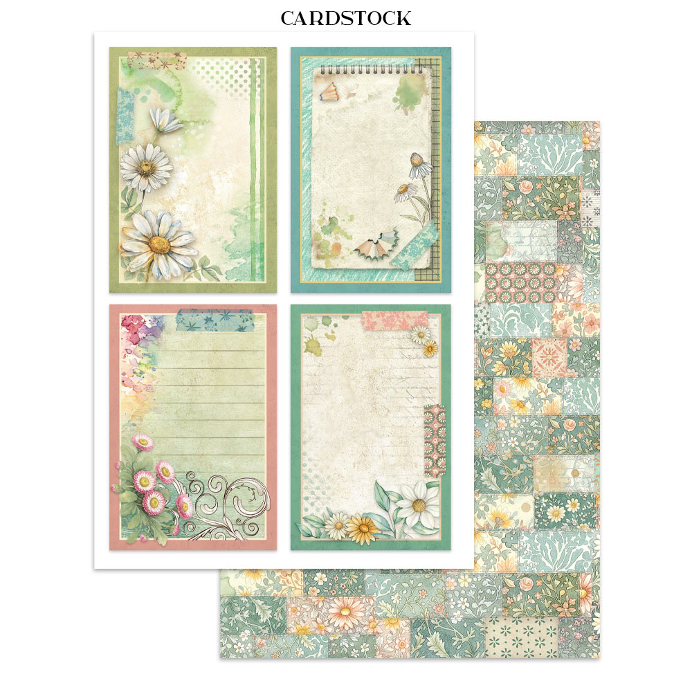 Stamperia – Junk Journal – adesivi, ritagli e sfondi - Daisy Art - immagine 32