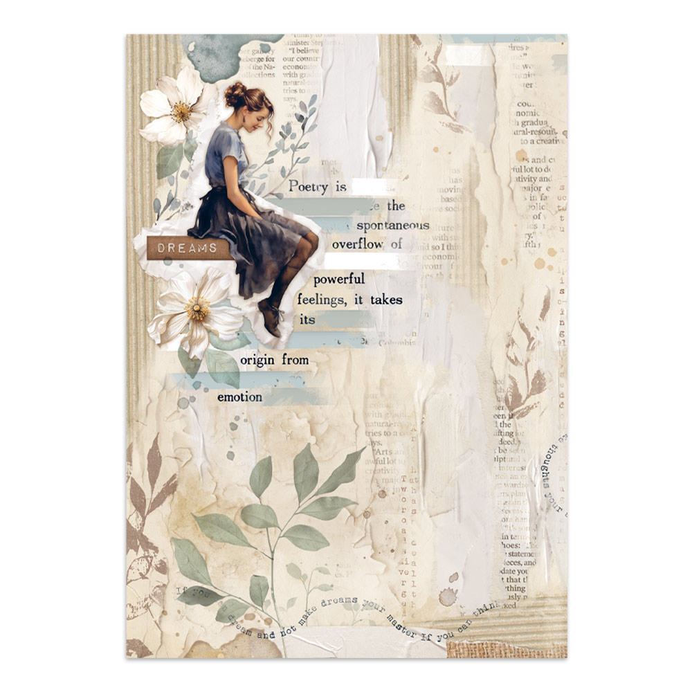 Stamperia – Junk Journal – adesivi, ritagli e sfondi - Secret Diary - immagine 4