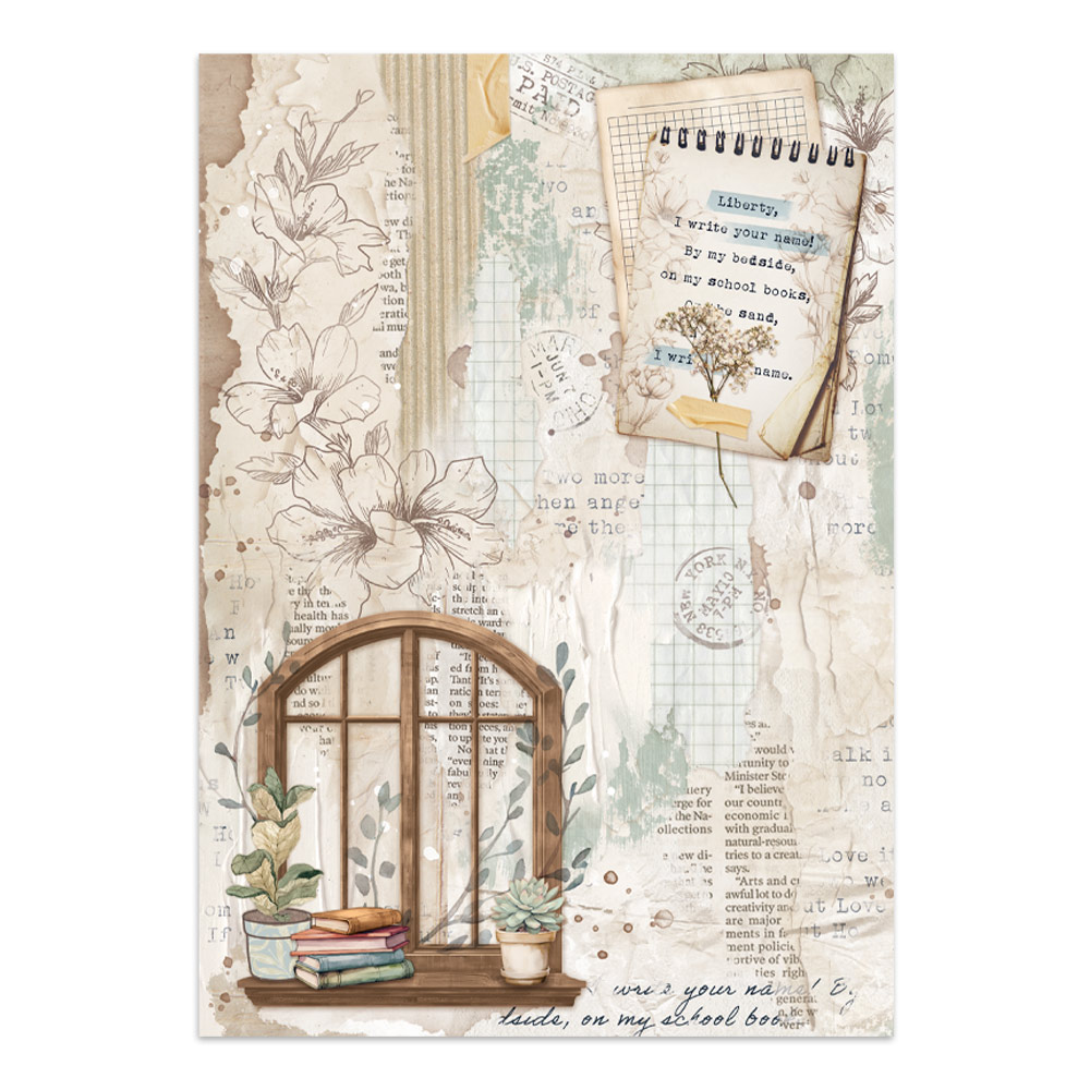 Stamperia – Junk Journal – adesivi, ritagli e sfondi - Secret Diary - immagine 22